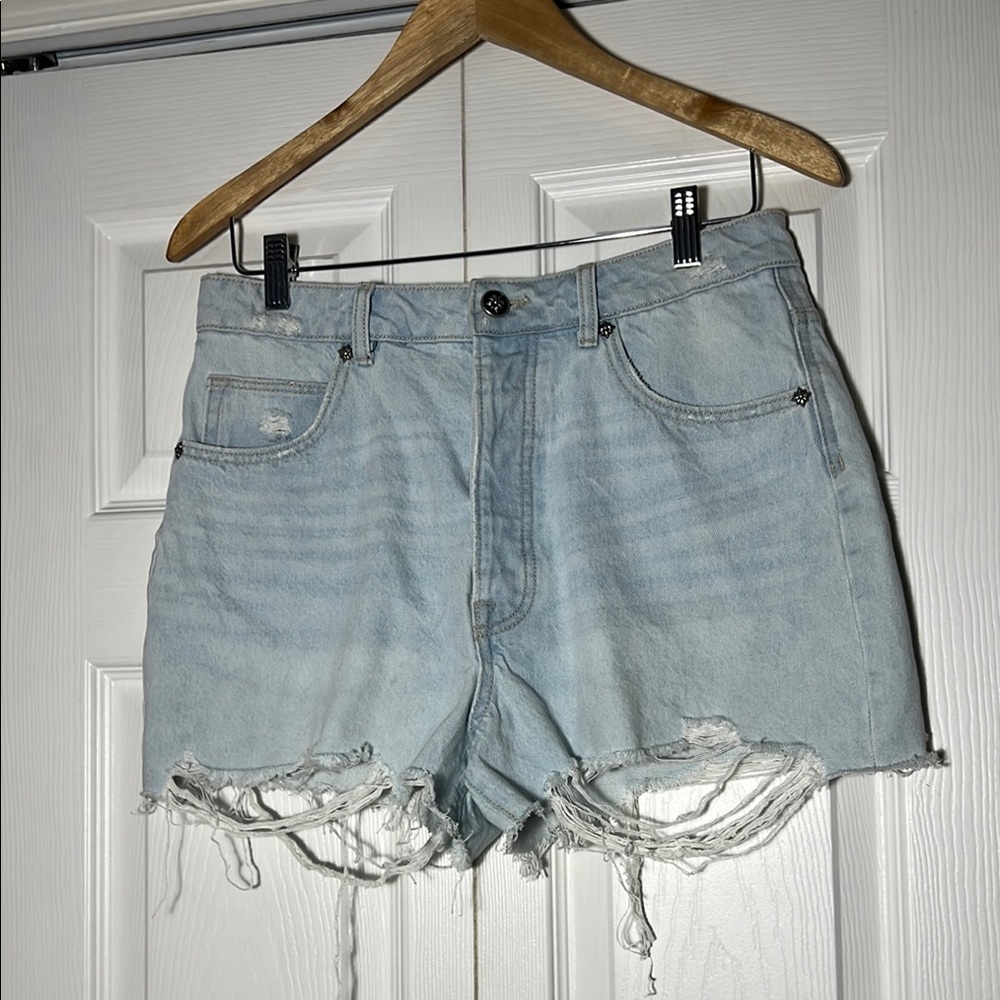 John Richmond Distressed Jean Short Women’s 44 US 12